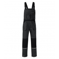 Work Bib Trousers men’s Woody W02 ebony gray