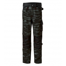 Work Trousers men’s Vertex Camo W09 camouflage dark gray