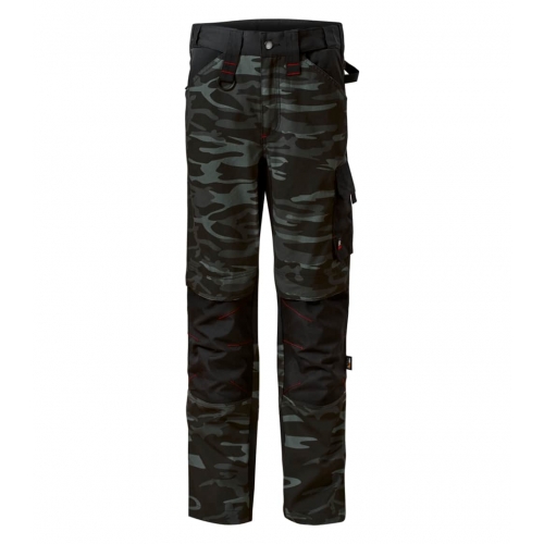 Work Trousers men’s Vertex Camo W09 camouflage dark gray
