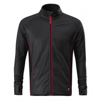 Stretch fleece mikina pánska W41 sivá