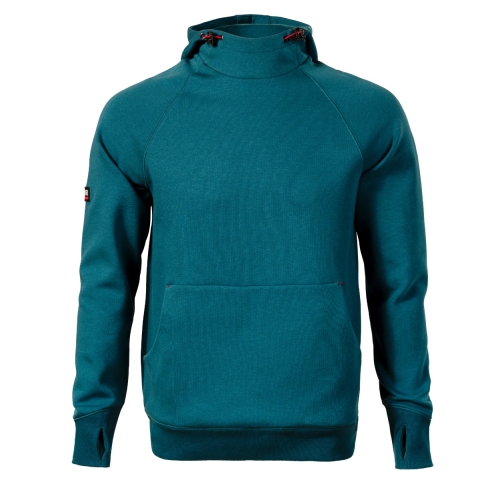 Sweatshirt men’s Vertex Hoodie W43 petrol blue