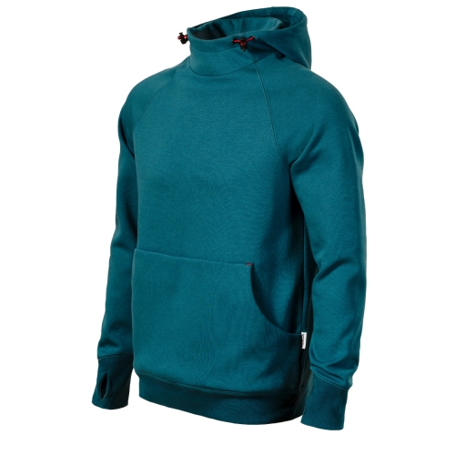 Sweatshirt men’s Vertex Hoodie W43 petrol blue