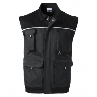 Work Vest men’s Woody W52 ebony gray