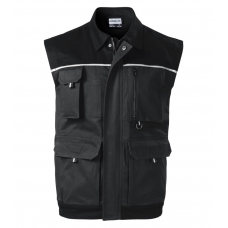 Work Vest men’s Woody W52 ebony gray