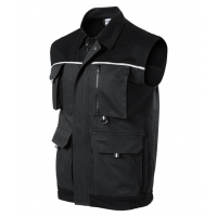 Work Vest men’s Woody W52 ebony gray