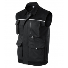 Work Vest men’s Woody W52 ebony gray