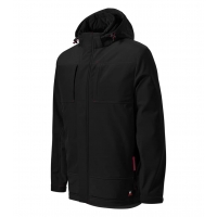Zimná softshellová bunda pánska W55 čierna