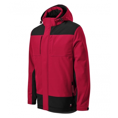 Winter softshell jacket men’s Vertex W55 marlboro red