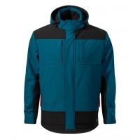 Winter softshell jacket men’s Vertex W55 petrol blue