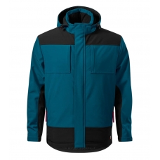 Winter softshell jacket men’s Vertex W55 petrol blue