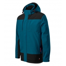 Winter softshell jacket men’s Vertex W55 petrol blue