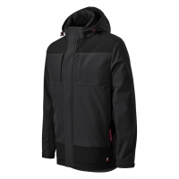 Winter softshell jacket men’s Vertex W55 ebony gray