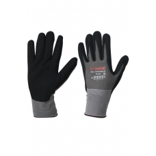 Protiporezové rukavice 01-101 šedo/čierne