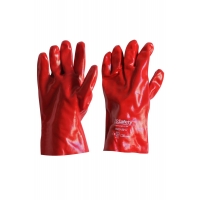 PVC gloves 2953-2017 RED