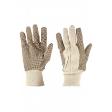 Textile gloves CP10 WHITE/BLACK