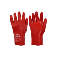 FLUID PVC gloves 27 RED