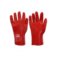 FLUID PVC rukavice 27 červené