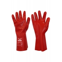 FLUID PVC rukavice 35 červené