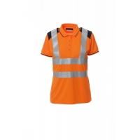 Polo tričko GUARD+LADY HV oranžové