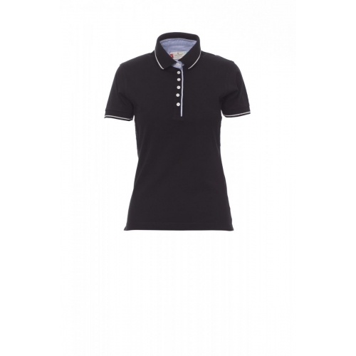 Polo shirt LEEDS BLACK/WHITE