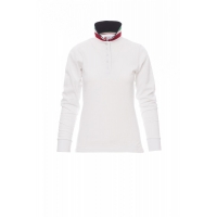 Women's polo shirt LONG NATION LADY WHITE/ITALY