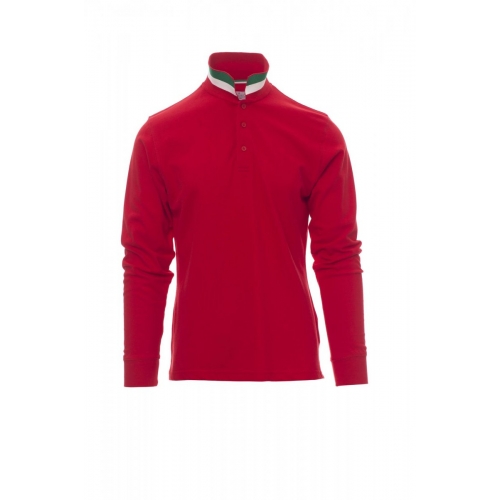 Polo shirt LONG NATION RED/ITALY
