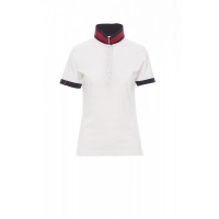 Woman´s polo shirt MEMPHIS LADY WHITE/RED-BLUE