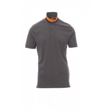 Polo shirt MEMPHIS SMOKE/VIBRANT ORANGE