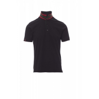Polo shirt MEMPHIS BLACK/RED-GREEN