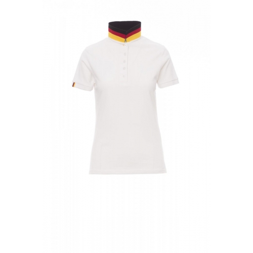 Women's polo shirt NATION LADY WHITE/GERMANY