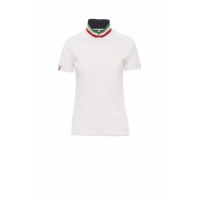 Women's polo shirt NATION LADY WHITE/ITALY