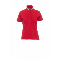 Women's polo shirt NATION LADY RED/ITALY
