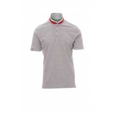 Polo shirt NATION MELANGE MELANGE GREY/ITALY