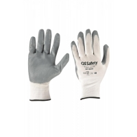 NF1001E WHITE/GREY Nitrile gloves