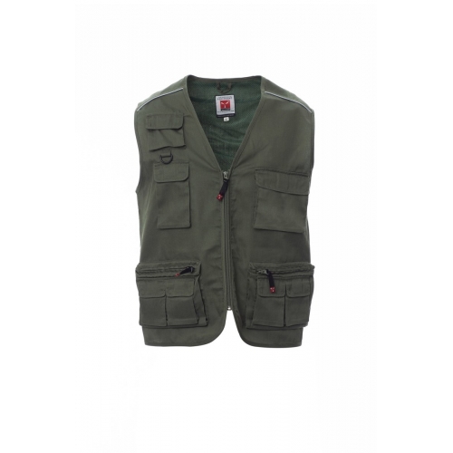 Work vest POCKET MILITARY GREEN