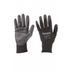PU2006E:2018 máčané rukavice, čierne