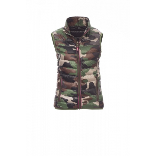Women's vest REPLY LADY CAMOUFLAGE/BLACK