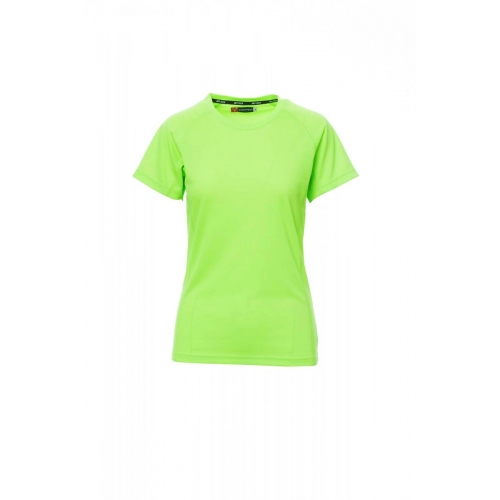 Women's T-shirt RUNNER LADY FLUORESCENT GREEN