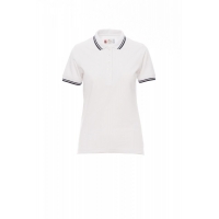 Women´s polo shirt SKIPPER LADY WHITE/NAVY BLUE