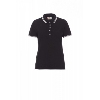 Women´s polo shirt SKIPPER LADY BLACK/WHITE