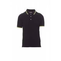 Polo shirt SKIPPER BLACK/NEON YELLOW