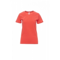 Women's T-shirt SUNSET LADY HOT CORAL