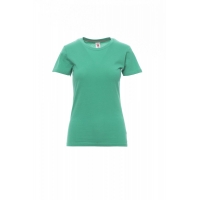 Women's T-shirt SUNSET LADY EMERALD GREEN