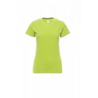 Women's T-shirt SUNSET LADY ACID GREEN