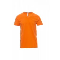 Tričko V-NECK oranžové