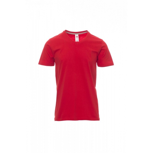 Tričko V-NECK červené