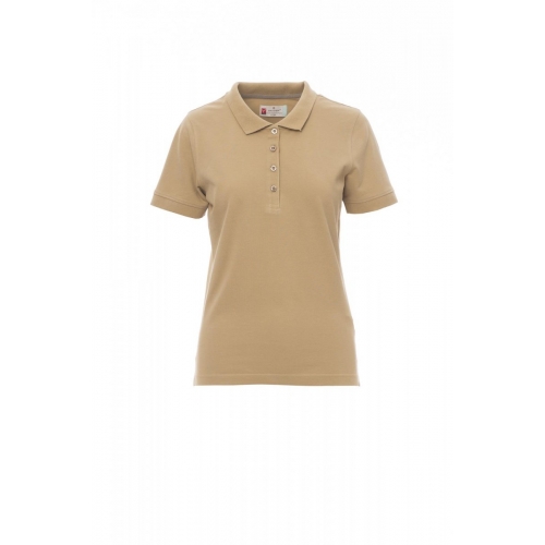 Women's polo shirt VENICE LADY WARM BROWN