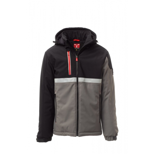 Jacket WISE PAD SMOKE/BLACK