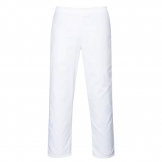 Pekárske nohavice, biele