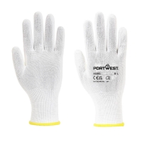 Textilné rukavice biele